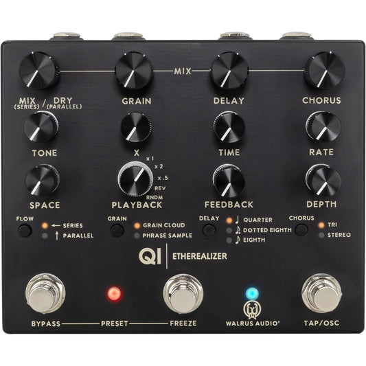 Walrus Audio Qi Etherealizer Multi-effects Pedal - Black