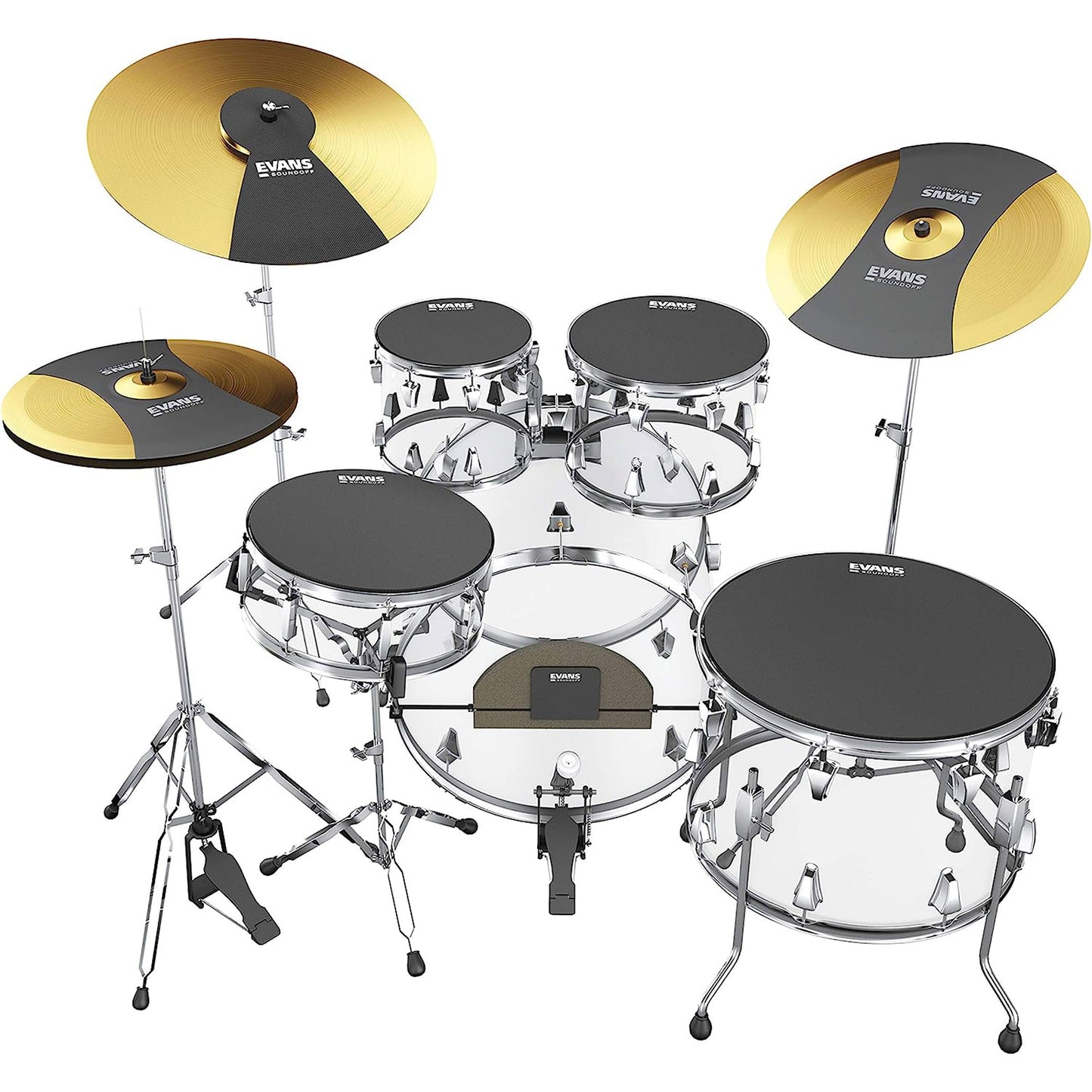 Evans SoundOff Rock Set Drum Mutes