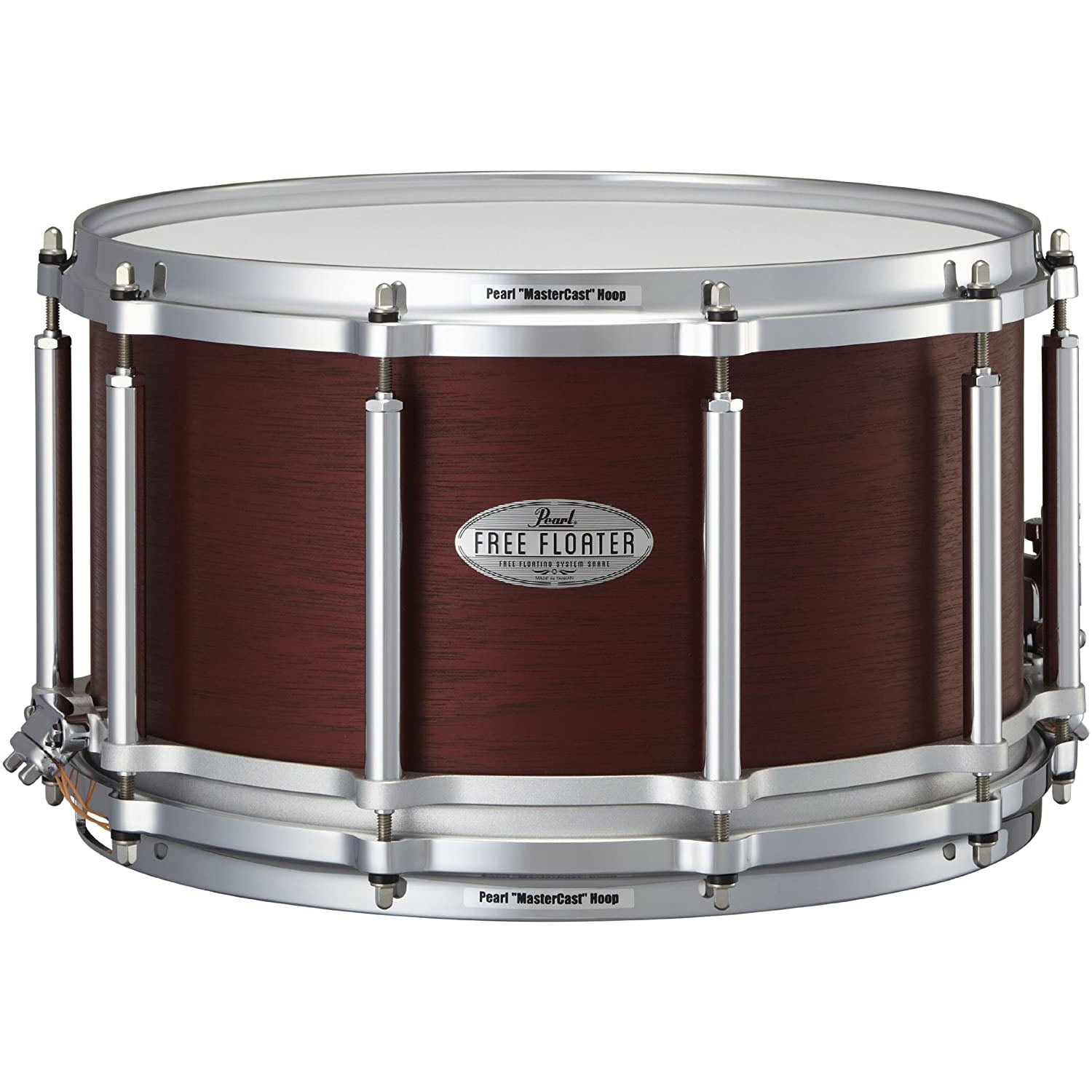 Pearl FTMH1480 14 x 8 Inches Free Floater Snare Drum - African