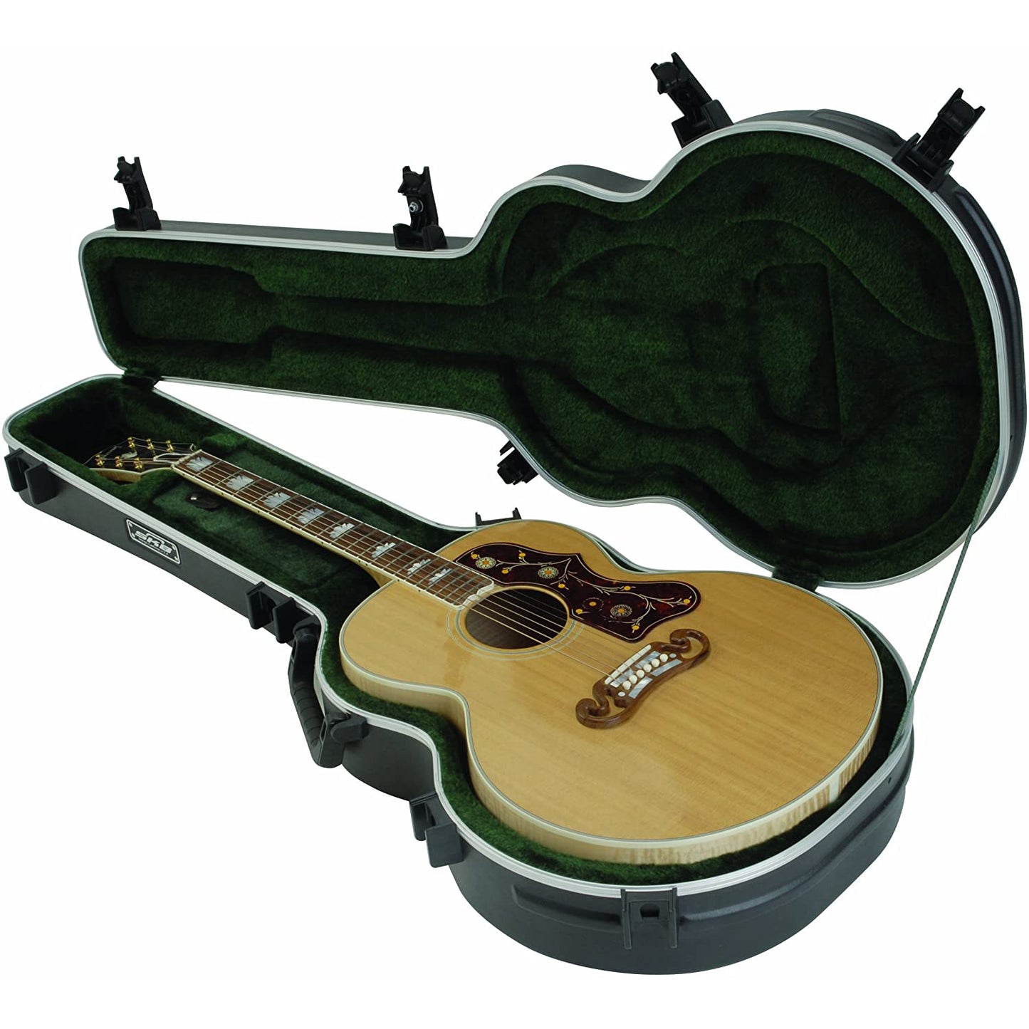 SKB Universal Jumbo Acoustic Shaped Hardshell - TSA Latch, Over-Molded Handle