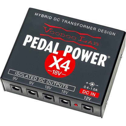 Voodoo Labs Pedal Power X4 18 Volt Isolated Power Supply