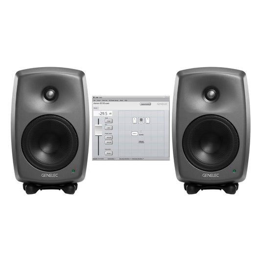 Genelec Two 8330A Active Monitor with GLM Software