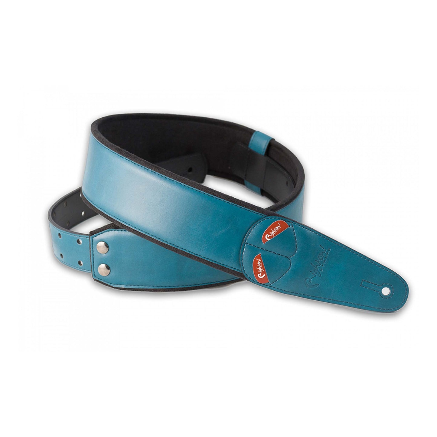 RightOn MOJO Charm Teal Guitar/Bass Strap