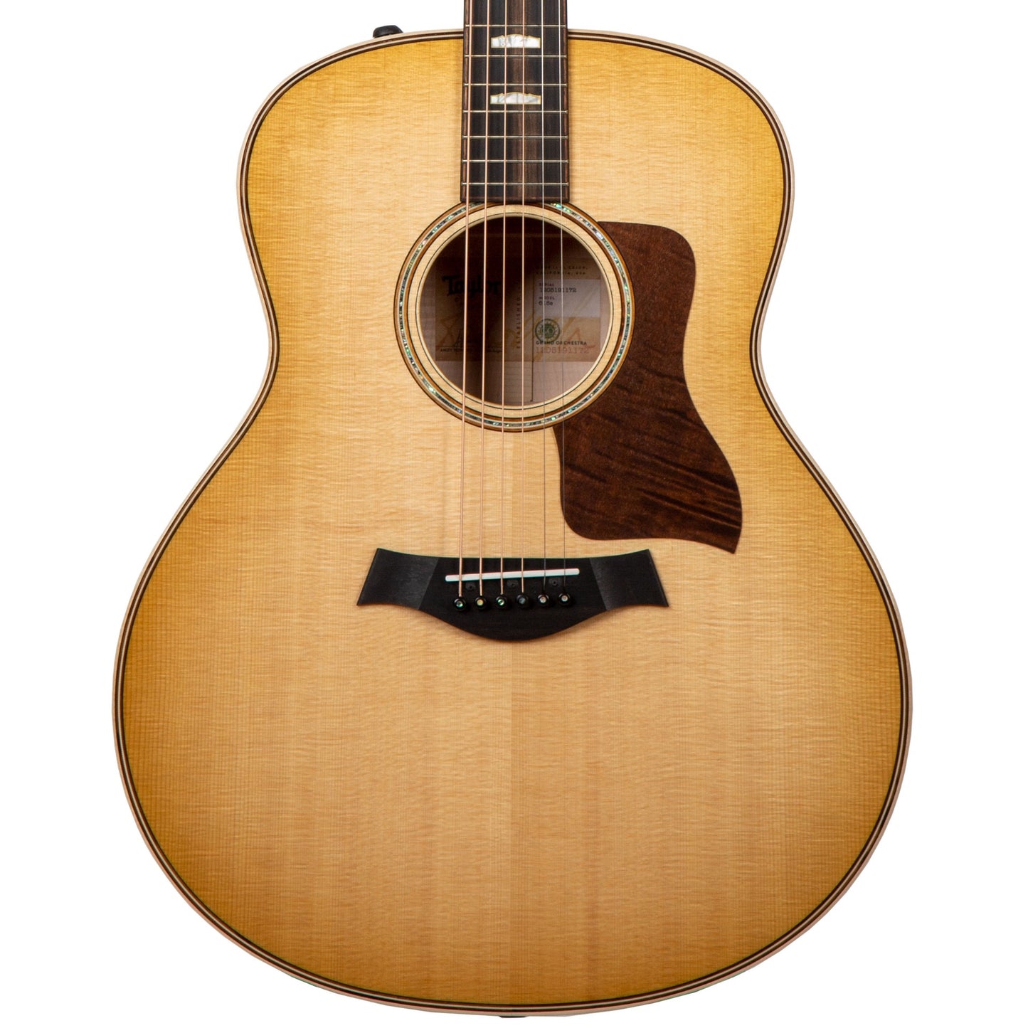 Taylor 618e Grand Orchestra V-Class Acoustic Electric Guitar, Maple
