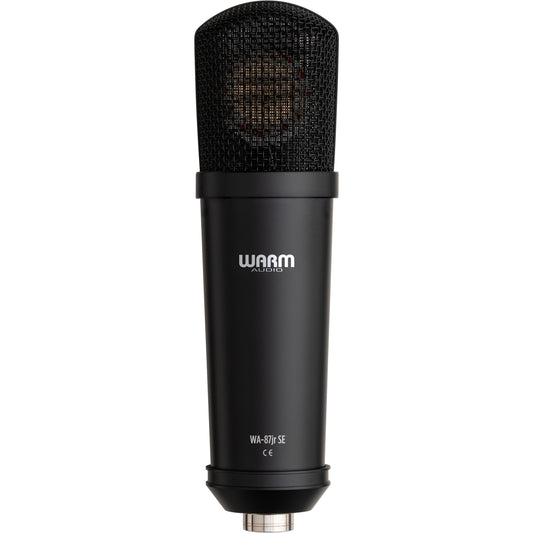Warm Audio WA-87jr SE - Large-Diaphragm Cardioid Condenser Mic - Black