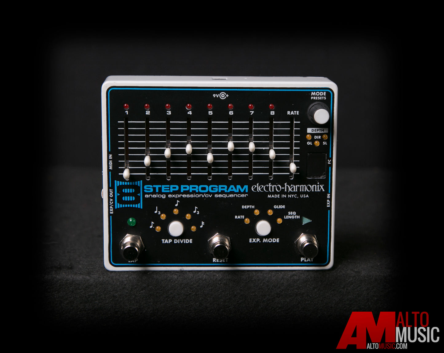 Electro Harmonix 8 Step Program Analog Expression Sequencer Guitar Pedal