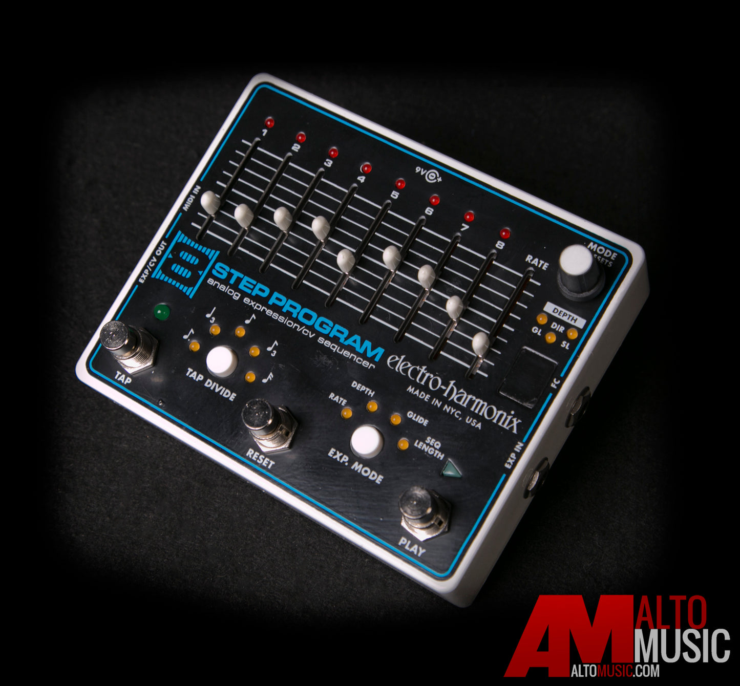Electro Harmonix 8 Step Program Analog Expression Sequencer Guitar Pedal