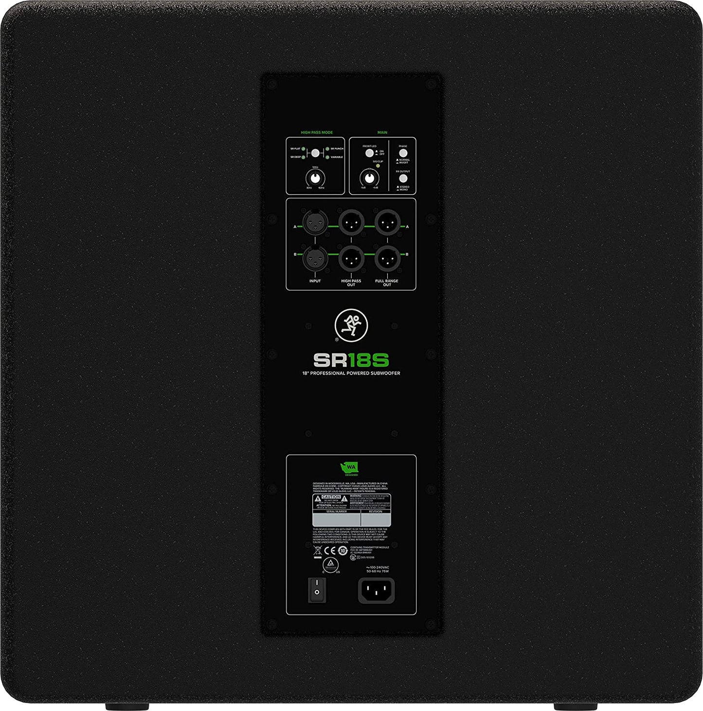 Mackie SR18S 18” 1600W Professional Powered Subwoofer