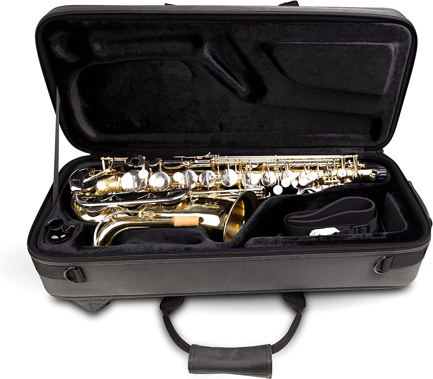 Gator Adagio Series Rectangular EPS Polyfoam Lightweight Case for Eb Alto Sax