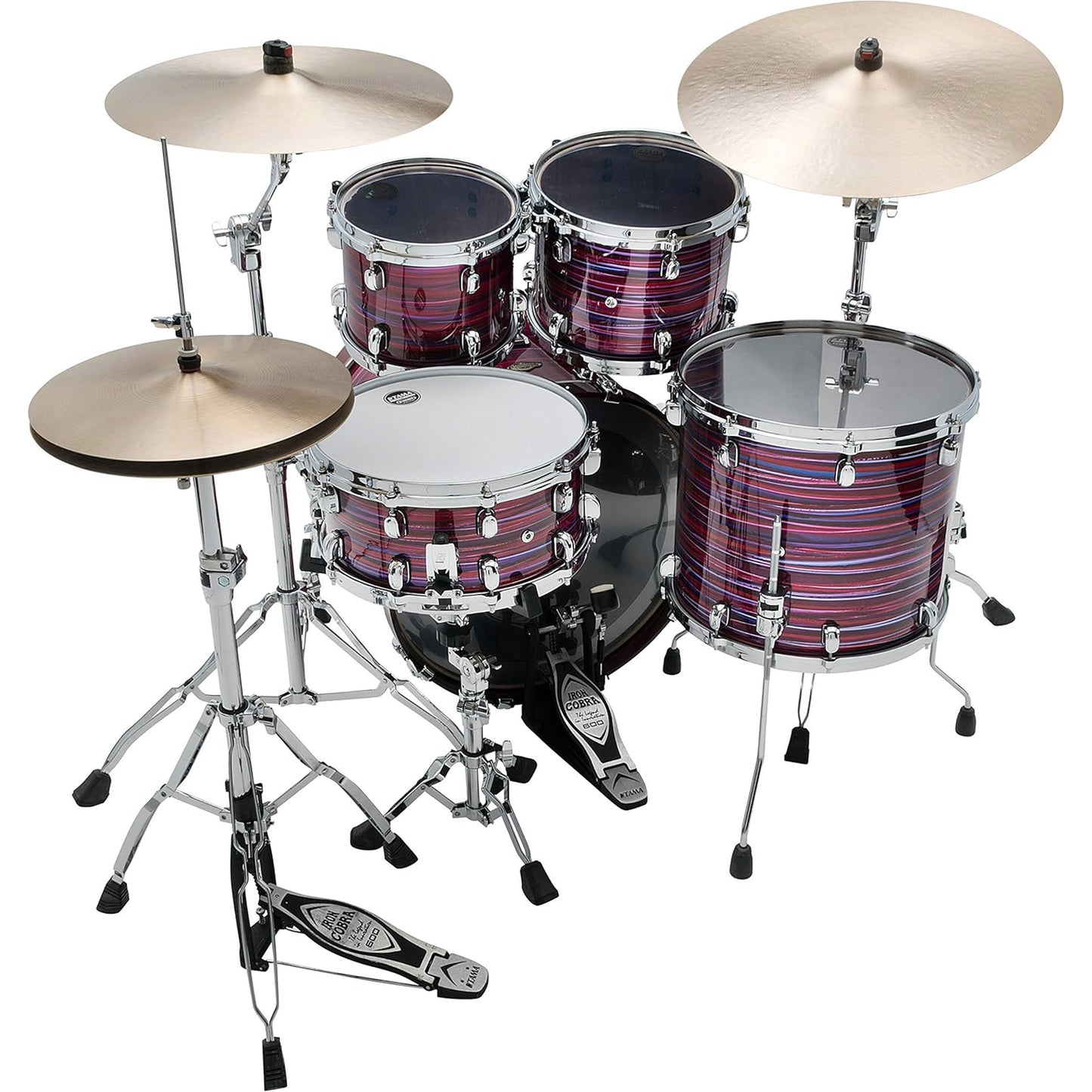 Tama Starclassic Walnut Birch Lacquer 4-Piece Shell Pack - Phantasm Oyster
