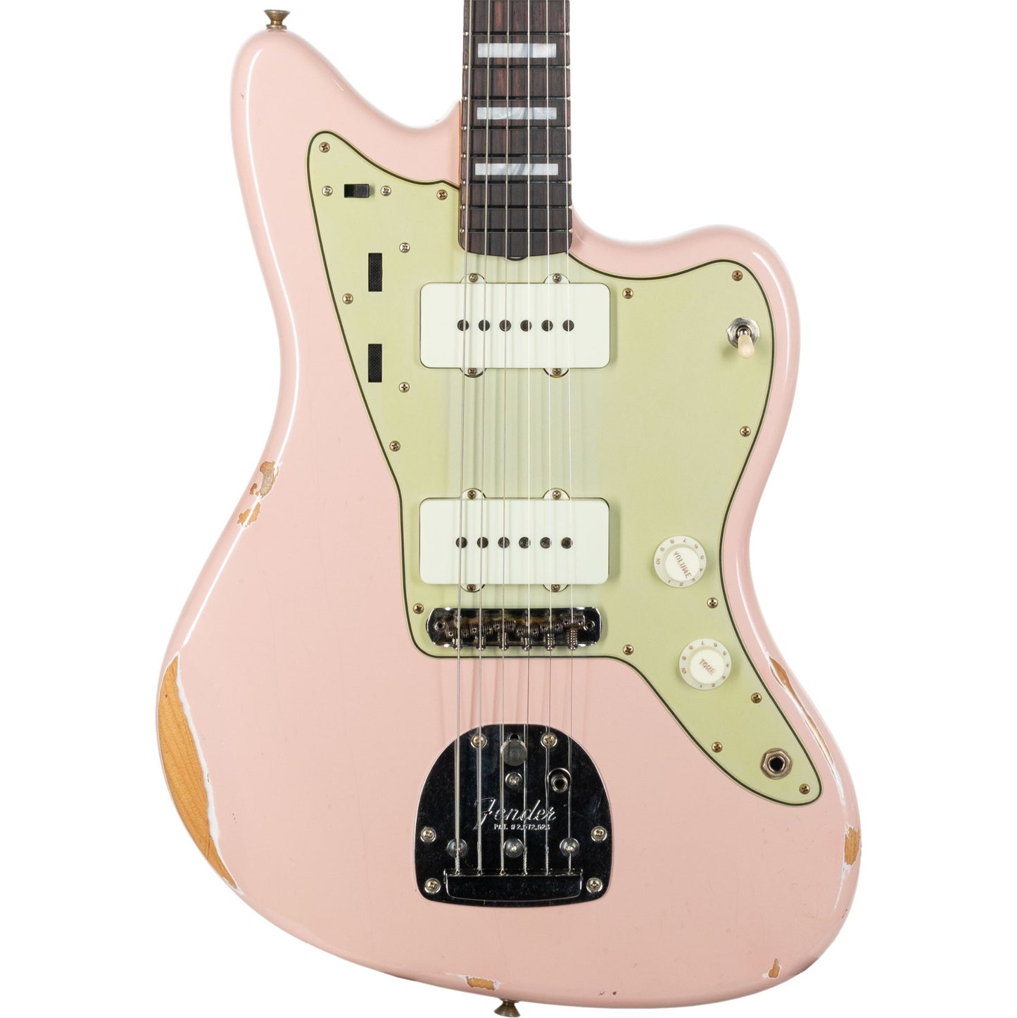 Fender Custom Shop 62 Jazzmaster Relic PHC Electric Guitar - Shell Pink