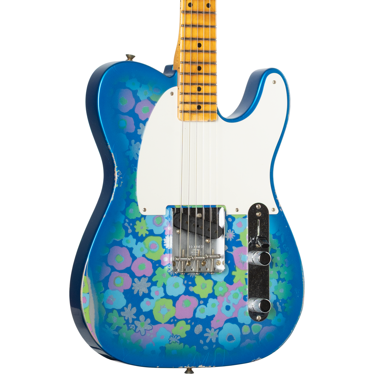 Fender Custom Shop 50's Esquire Relic Electric Guitar - Blue Floral