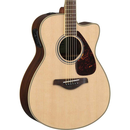 Yamaha FSX830C Small Body Cutaway Acoustic Electric Guitar - Natural
