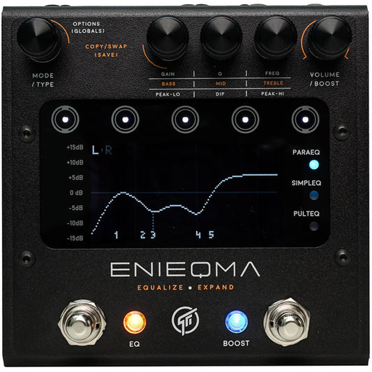 GFI Enieqma Dual-Channel EQ + Booster Pedal