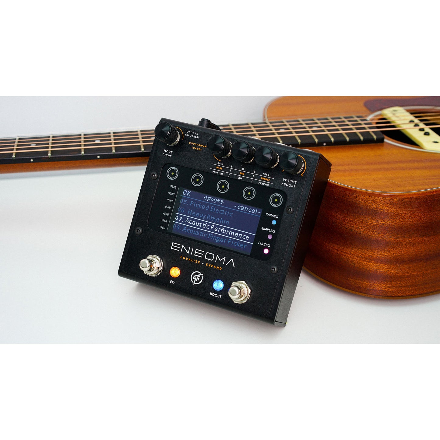 GFI Enieqma Dual-Channel EQ + Booster Pedal