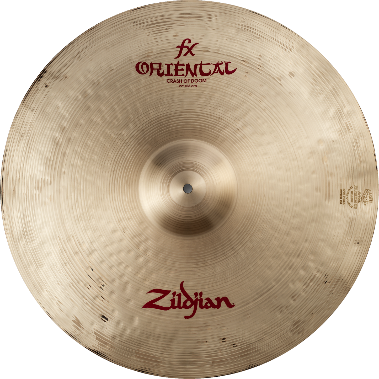 Zildjian 22" FX Oriental Crash of Doom Cymbal