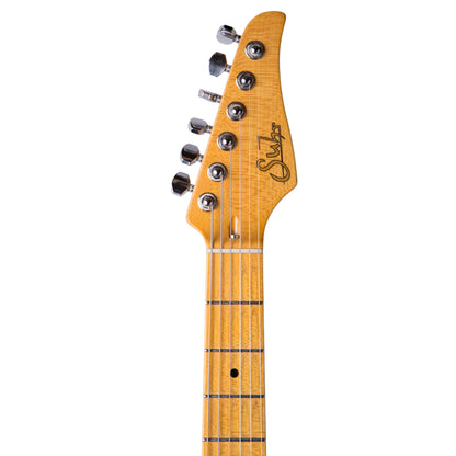 Suhr Classic Pro Distressed Electric Guitar in 3 Tone Sunburst with Gig Bag (A6162)
