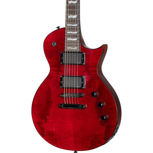 ESP EC-1000 Deluxe Electric Guitar - Spalted Maple Cherry