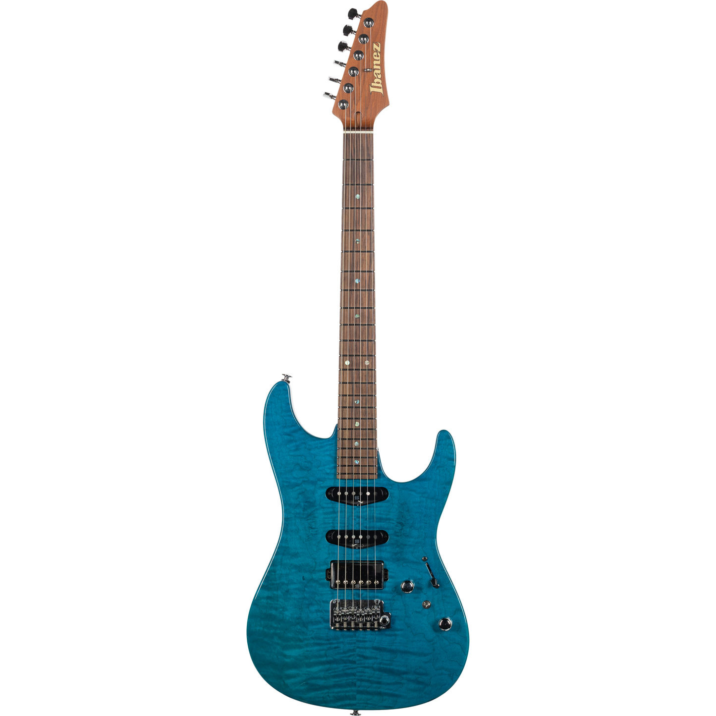 Ibanez Martin Miller Signature 6-String Electric Guitar - Transparent Aqua Blue