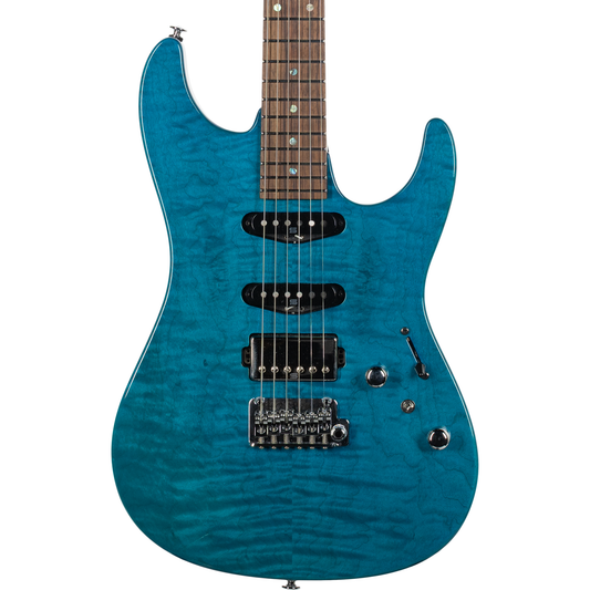 Ibanez Martin Miller Signature 6-String Electric Guitar - Transparent Aqua Blue