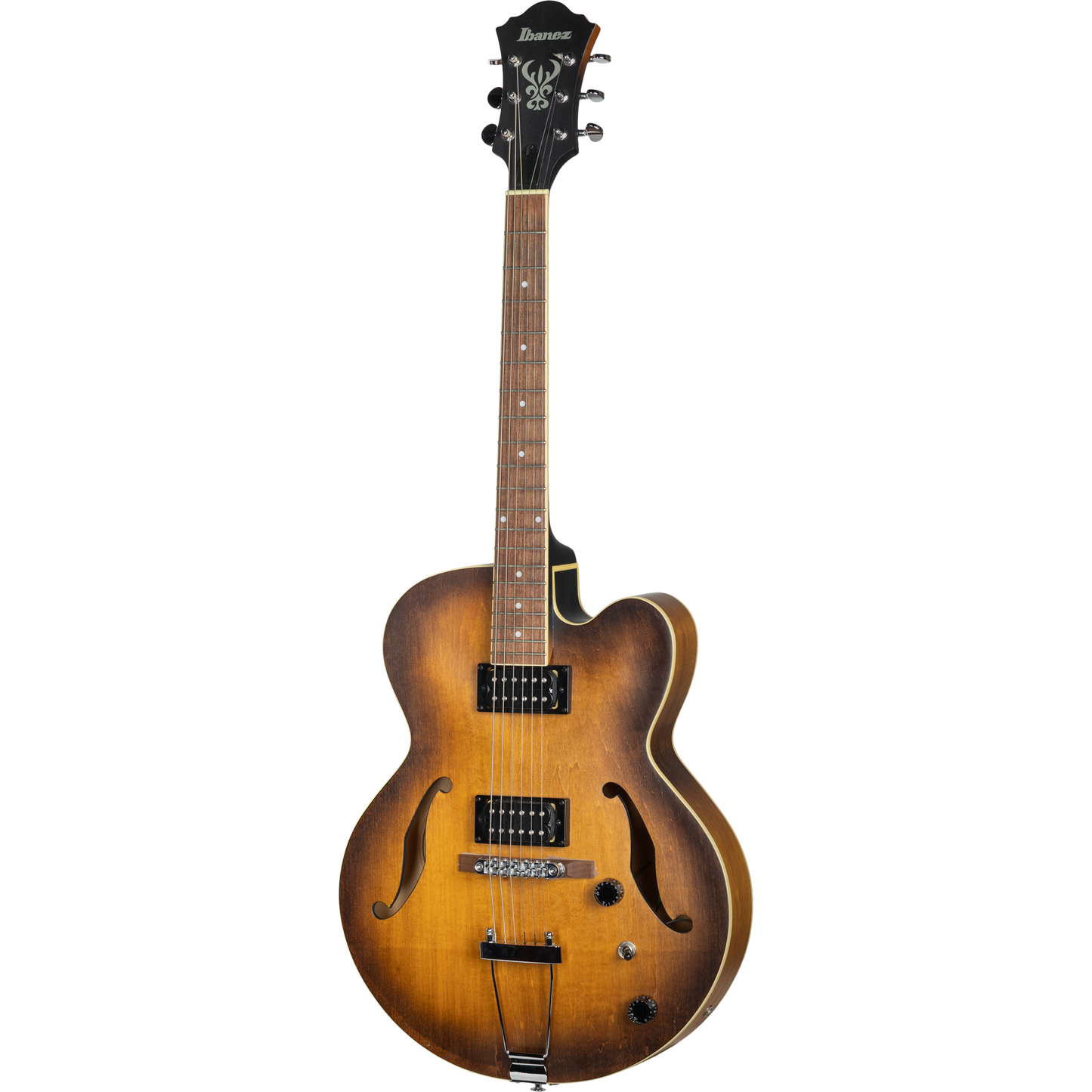 Ibanez AF55 Artcore 6-String Hollow Body Electric Guitar - Tobacco Flat