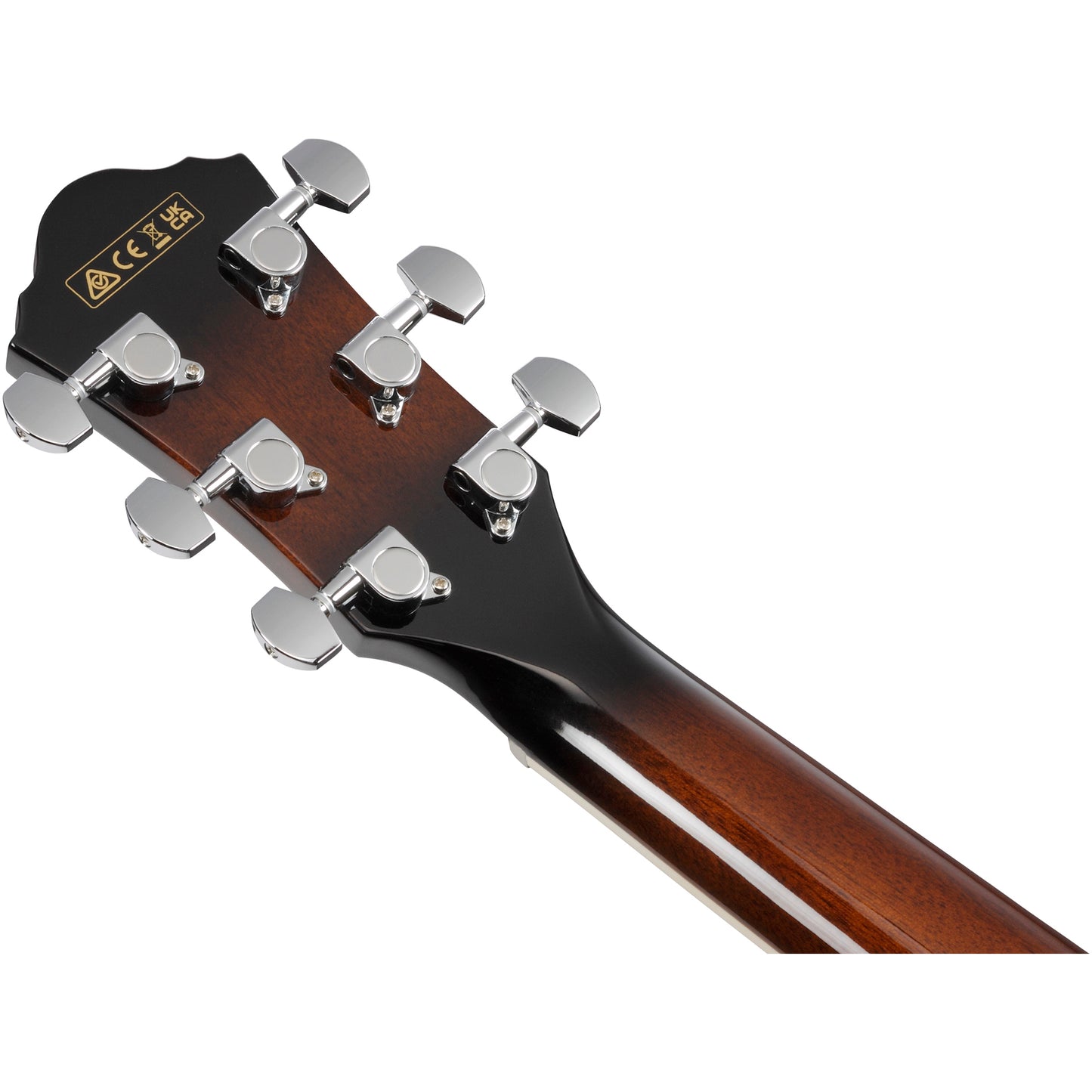 Ibanez AEG7L Left Handed Acoustic Electric Guitar, Dark Violin Sunburst