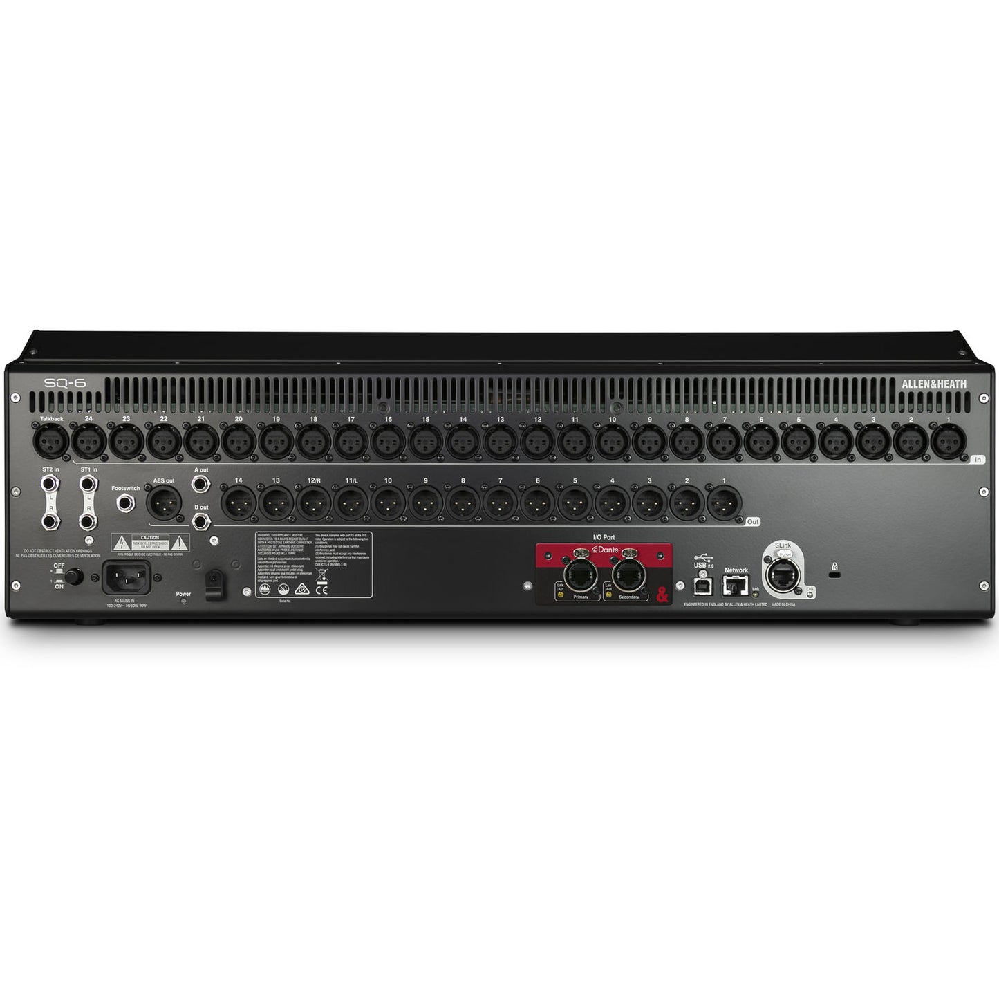 Allen & Heath SQ-6 48-Channel / 36-Bus Digital Mixer with 24+1 Motorized Faders