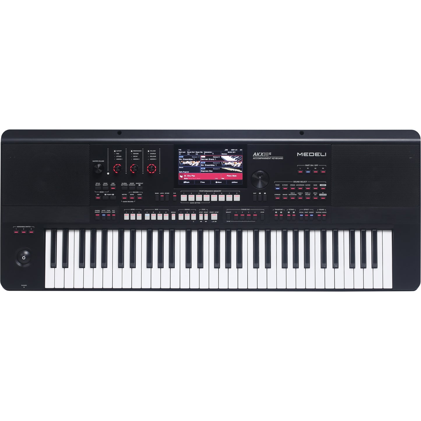 Medeli AKX10S 61 Key Digital Workstation w/ Built in Speakers