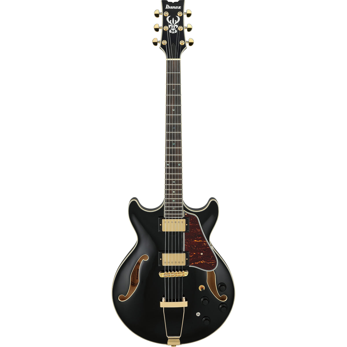 Ibanez AMH90BK AM Artcore Expressionist Electric Guitar, Black