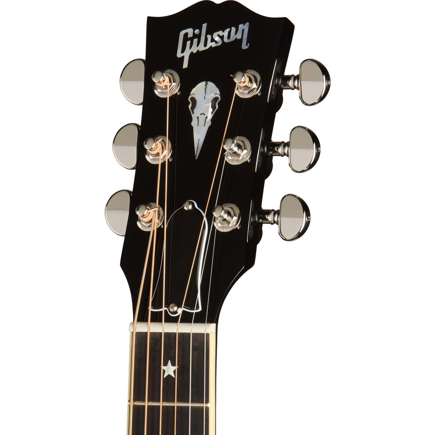 Gibson Kirk Hammett Raven Dreadnought Acoustic Electric Guitar - Ebony