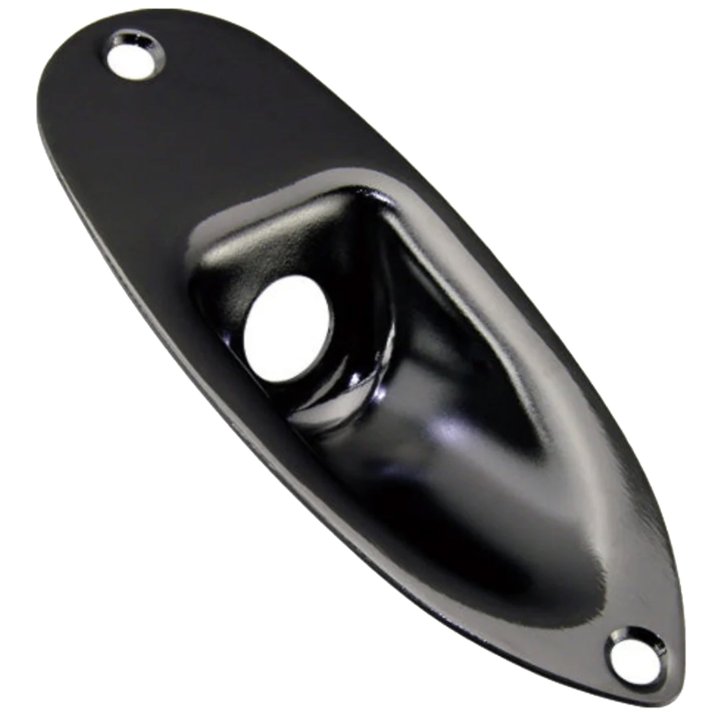 All Parts Black Jackplate for Stratocaster