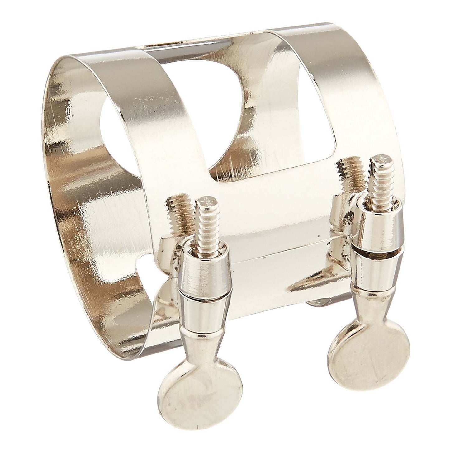 St. Louis Nickel Plated Bb Bass Clarinet Ligature, Bagged