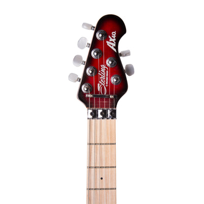 Sterling By Music Man AX40D Quilt Maple Top in Ruby Red Burst (AX40DRRB)