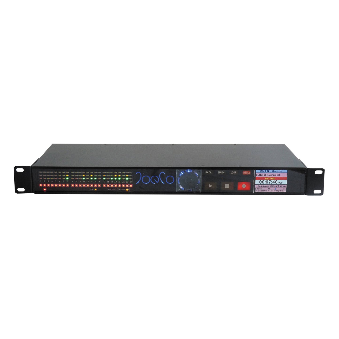 JoeCo BBR1A BLACKBOX RECORDER Rackmount Multi-Track Recorder (Lightpipe)