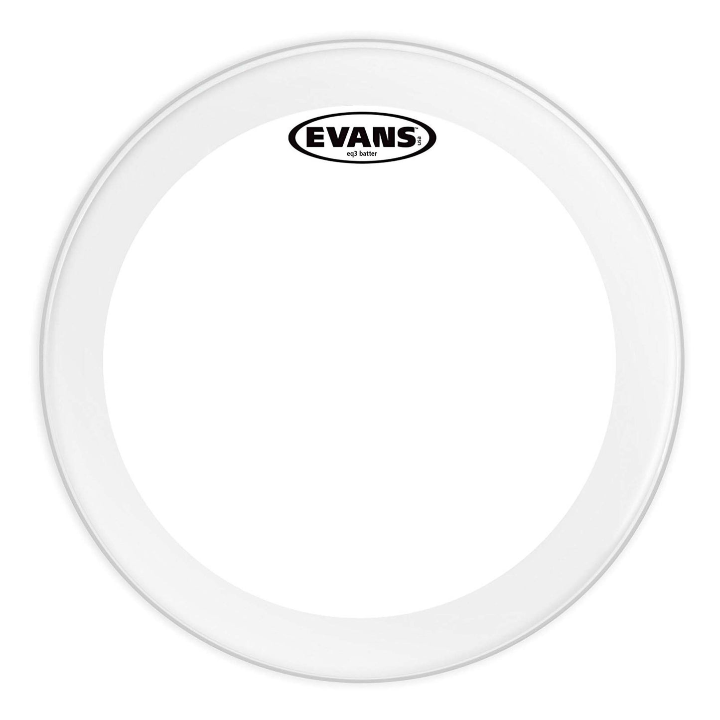 D'addario Evans EQ3 Clear Bass Drum Head, 18"