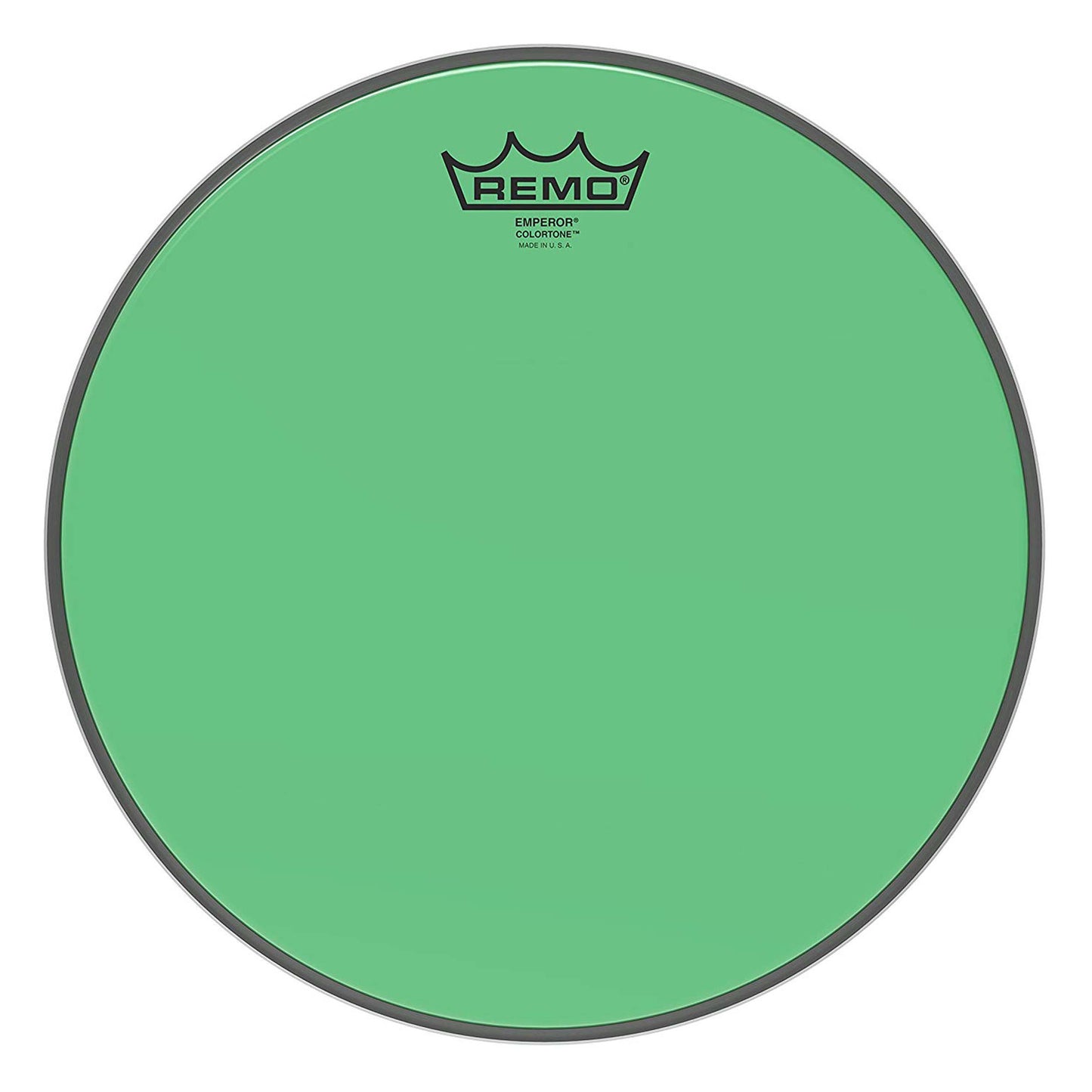Remo Emperor Colortone Green Drumhead, 12"