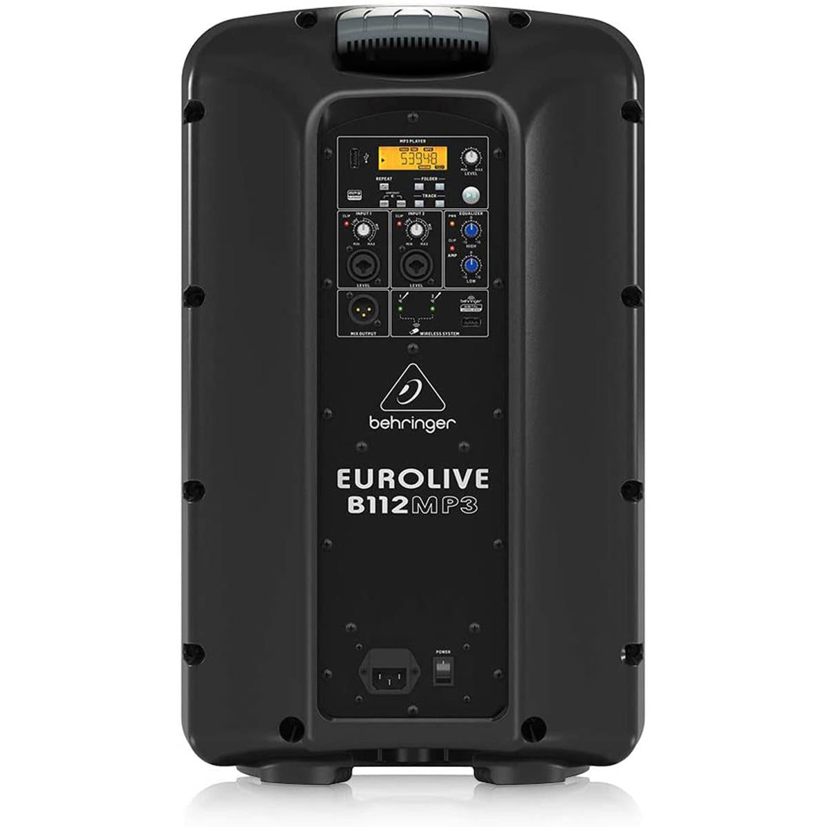 Behringer EUROLIVE B112MP3 Active PA Speaker with Built-in MP3 Player