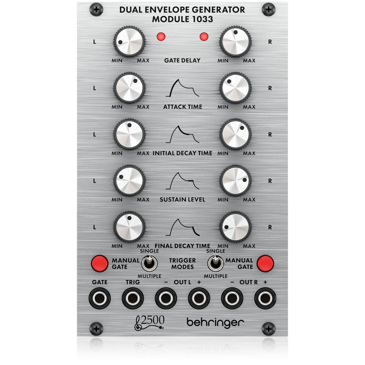 Behringer 2500 Series 1033 Analog Dual Envelope Generator Module for Eurorack