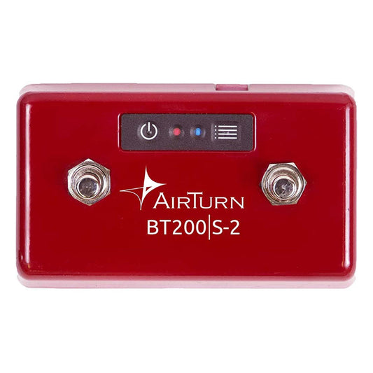 AirTurn BT200S-2 Controller Bluetooth Foot Controller with 2 Switches