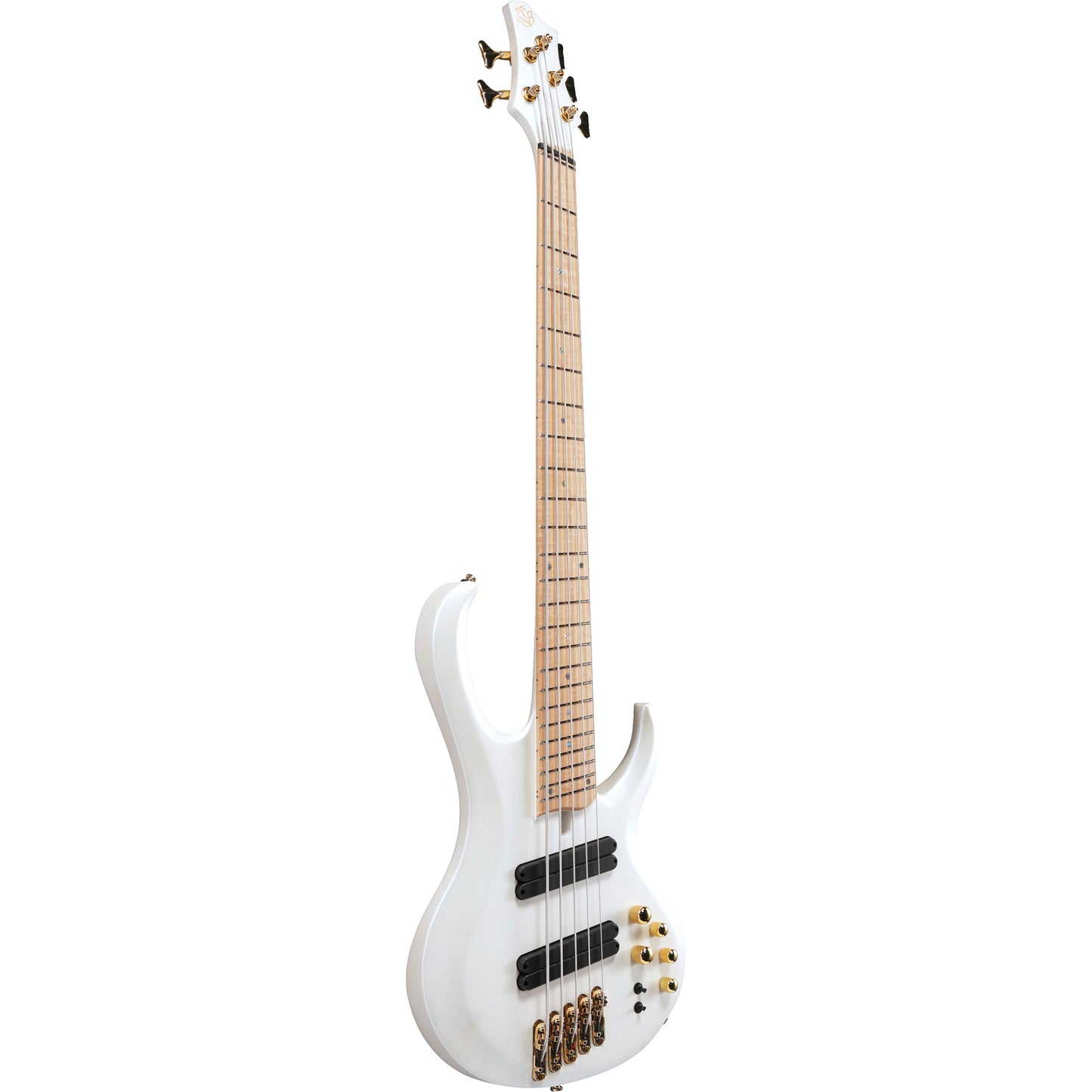 Ibanez BTB605MLMPWM BTB Bass Workshop 5-String Electric Bass, Pearl White Matte