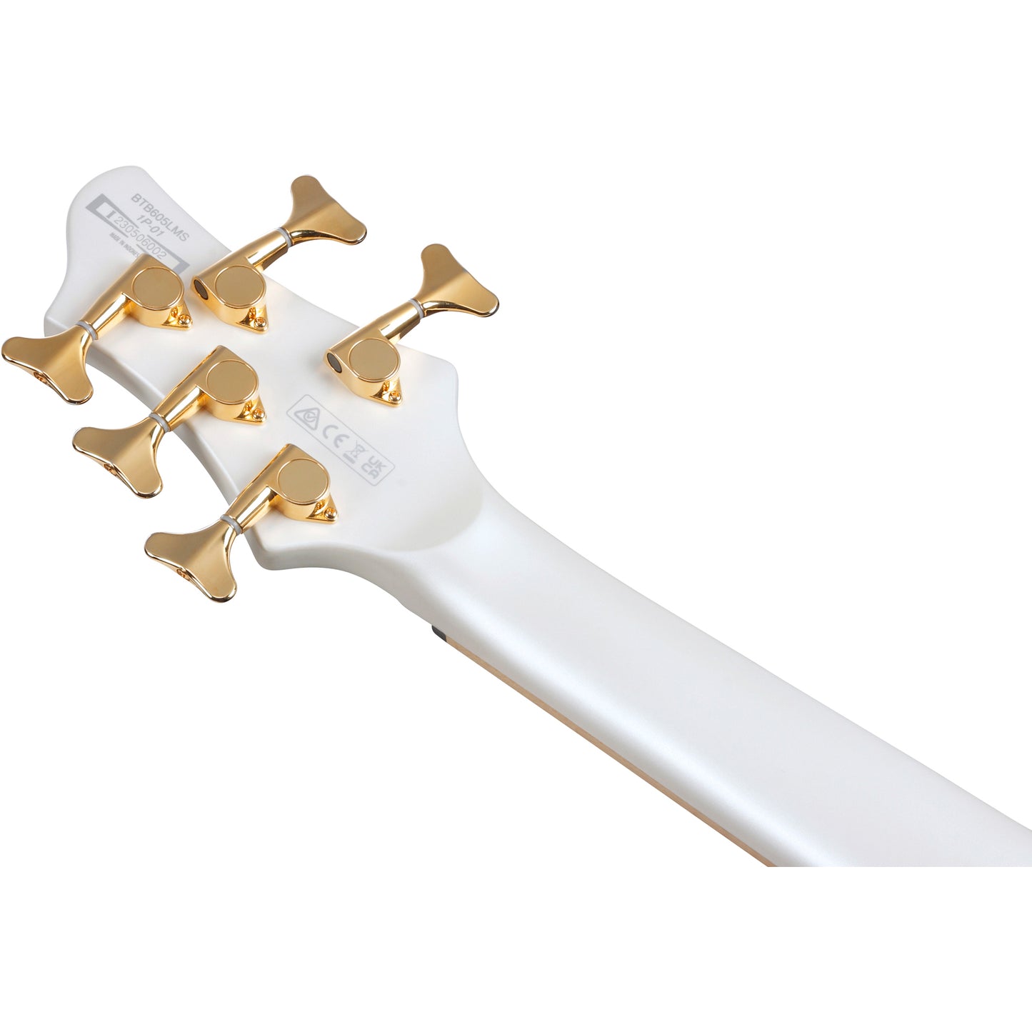 Ibanez BTB605MLMPWM BTB Bass Workshop 5-String Electric Bass, Pearl White Matte