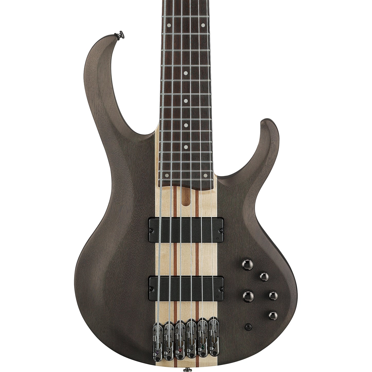 Ibanez BTB606 BTB Standard 6-String Electric Bass - Transparent Gray Flat
