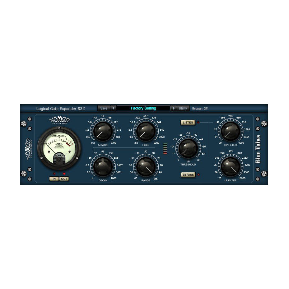 Nomad Factory Blue Tubes Gate Expander GX622 Plug-In