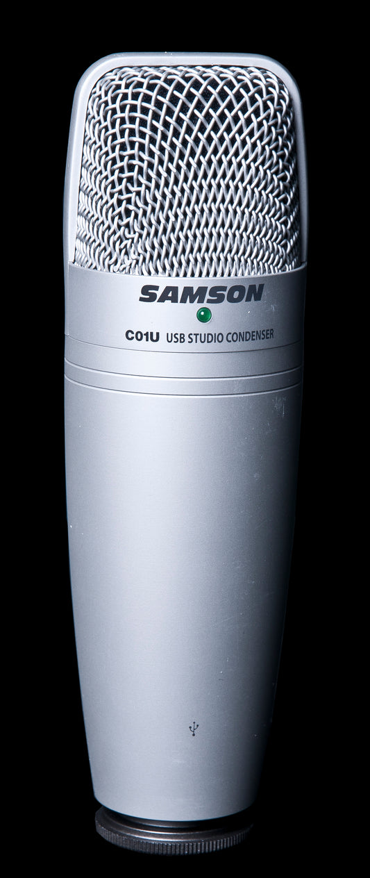 Samson C01U Pro USB Studio Condenser Microphone (Silver) (C01USBCW)