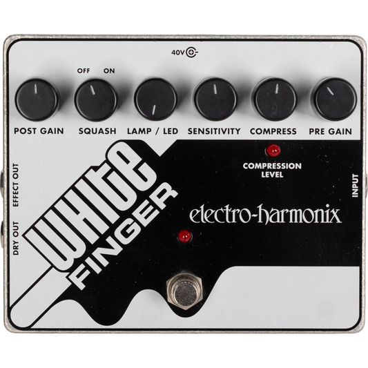 Electro Harmonix White Finger Analog Optical Compressor Pedal