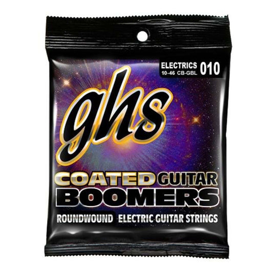 GHS Strings CB-GBL Coated Boomers Nickel Electric Guitar Strings, Light