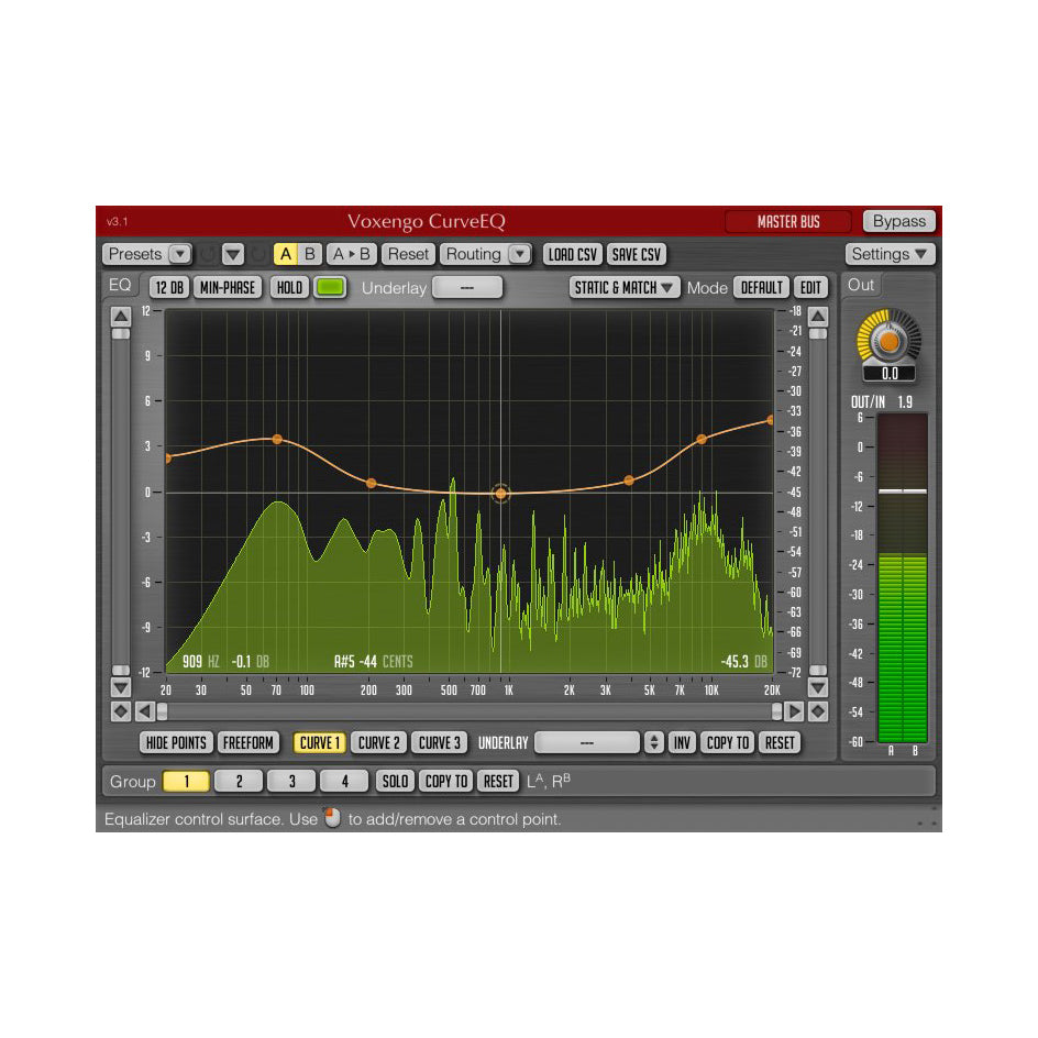 Voxengo CurveEQ Plug-in