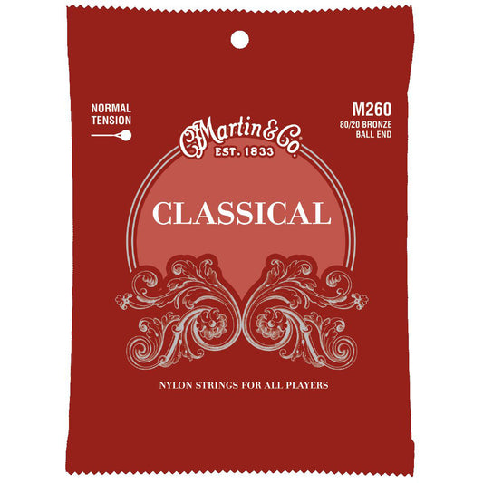 Martin M260 Normal Tension Classical Nylon Guitar Strings