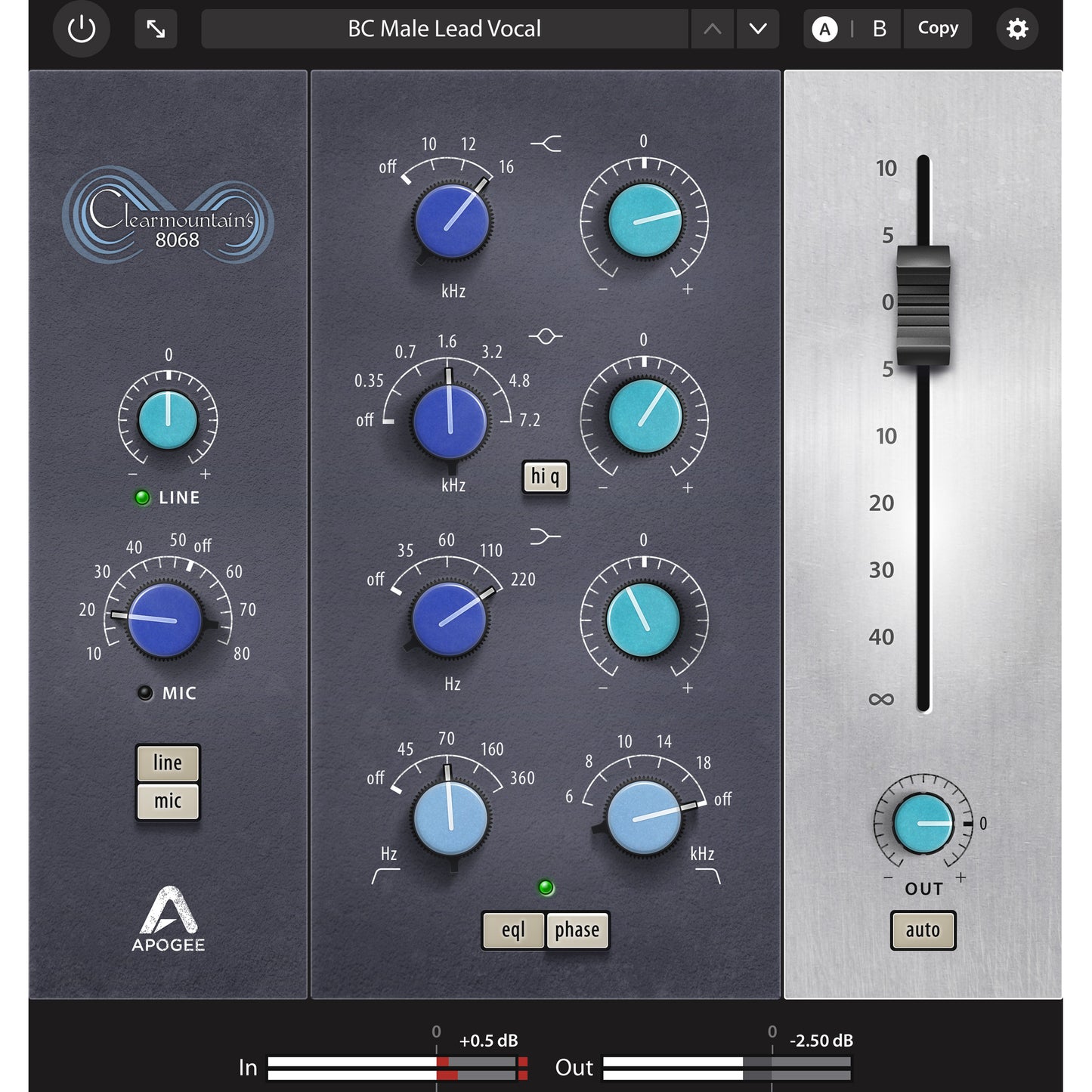Apogee Clearmountain 8068 Plugin