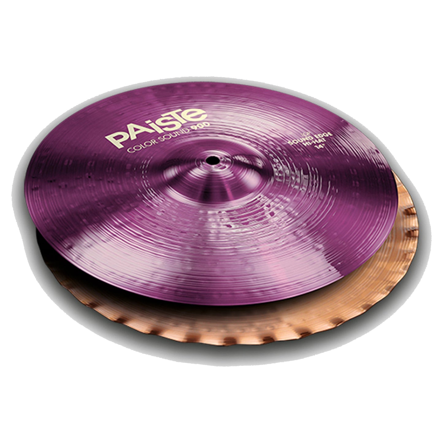 Paiste 14” Color Sound 900 Sound Edge Hi-Hat Cymbals - Purple